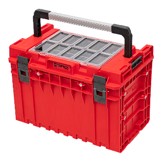 Qbrick System ONE 450 2.0 Expert RED ULTRA HD Custom Modulares Werkzeugkoffer-Organizer 585 x 385 x 420 mm 52 l stapelbar-Beschreibung lesen