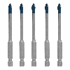 Bosch EXPERT HEX-9 HardCeramic Bohrer, 5tlg Dachziegel-Set 5mm (2 608 900 598)