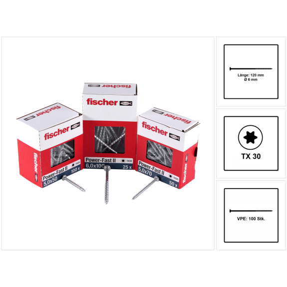 FISCHER PowerFast II 6,0x120 SK TX TG blvz 100-Beschreibung lesen