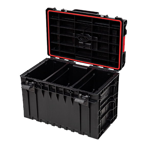 Qbrick System ONE 450 2.0 Technischer Werkzeugkoffer 585 x 385 x 420 mm 52 l stapelbar IP66-Beschreibung lesen