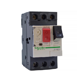 TeSys - Disjoncteur moteur magnéto-thermique GV2ME06 - 3P - commande par bouton poussoir - réglage th. 1 à 1.6A-Lire la description