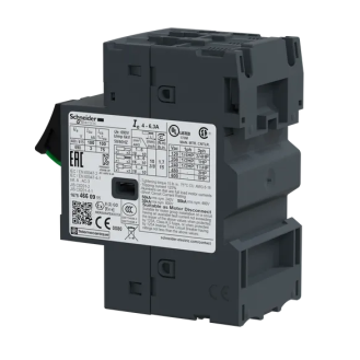 TeSys - Disjoncteur moteur magnéto-thermique GV2ME06 - 3P - commande par bouton poussoir - réglage th. 1 à 1.6A-Lire la description