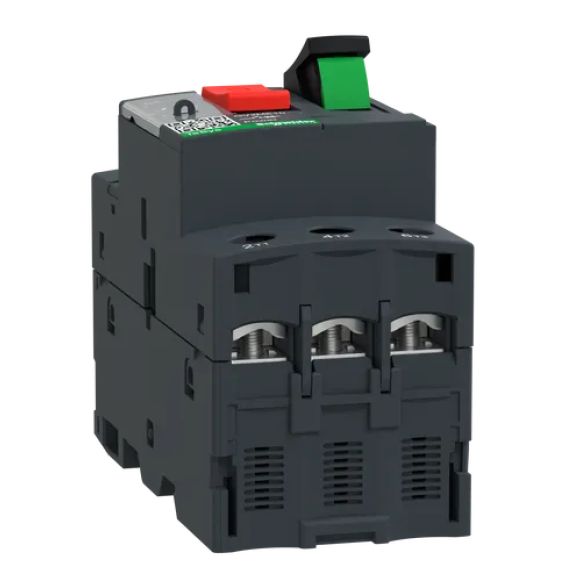 TeSys - Disjoncteur moteur magnéto-thermique GV2ME06 - 3P - commande par bouton poussoir - réglage th. 1 à 1.6A-Lire la description