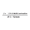 Bosch EXPERT CYL-9 MultiConstruction Bohrer-Set 7tlg 4/5/6/8/10/12 (2 608 900 647)