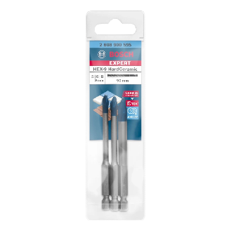 Bosch EXPERT HEX-9 HardCeramic Bohrer, 3tlg Set 5/6/8 (2 608 900 595)-Beschreibung lesen
