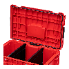 Qbrick System ONE 450 2.0 Vario RED ULTRA HD Custom Modularer Werkzeugkoffer Organizer 585 x 385 x 420 mm 52 l stapelbar