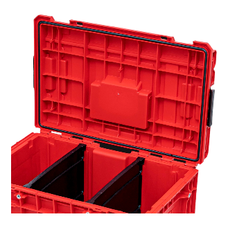 Qbrick System ONE 450 2.0 Vario RED ULTRA HD Custom Modularer Werkzeugkoffer Organizer 585 x 385 x 420 mm 52 l stapelbar-Beschreibung lesen