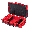 Qbrick System ONE 200 2.0 Technik ROT ULTRA HD Individuelle Modulare Werkzeugkoffer Organizer 585 x 385 x 190 mm 15,4 l