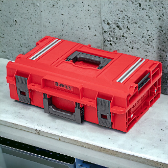 Qbrick System ONE 200 2.0 Technik ROT ULTRA HD Individuelle Modulare Werkzeugkoffer Organizer 585 x 385 x 190 mm 15,4 l-Beschreibung lesen