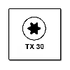 Fischer Power-Fast II FPF II Spanplattenschraube 6,0x60 mm 100 Stück ( 670481 ) Senkkopf mit Torx Teilgewinde galvanisch verzinkt, blau passiviert