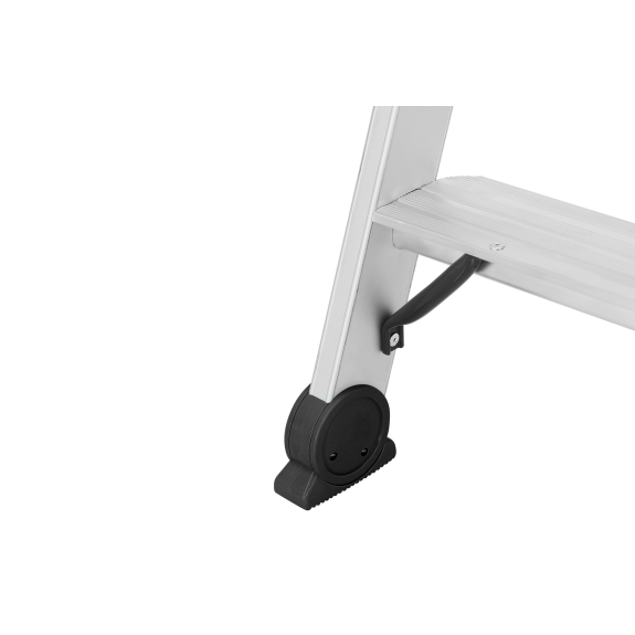 HYMERA Stufenstehleiter beids 2x5 Stufen AH 2,15m-Beschreibung lesen