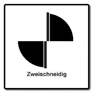 Bosch Standard-Nutfräser für Holz 8 x 25 x 51 mm (2608628392) Doppelschneide-Beschreibung lesen