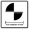 Bosch Standard-Nutfräser für Holz 8 x 25 x 51 mm (2608628392) Doppelschneide