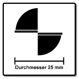 Bosch Standard-Nutfräser für Holz 8 x 25 x 51 mm (2608628392) Doppelschneide-Beschreibung lesen