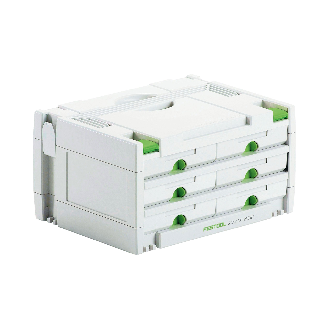 Festool SYS 3-SORT/6 SORTAINER Systainer Werkzeugkoffer Organizer (491984) 395 x 295 x 210 mm 6 Schubladen-Beschreibung lesen