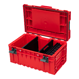 Qbrick System ONE 350 2.0 Expert RED ULTRA HD Custom Modularer Werkzeugkoffer Organizer 585 x 385 x 320 mm 38 l stapelbar-Beschreibung lesen