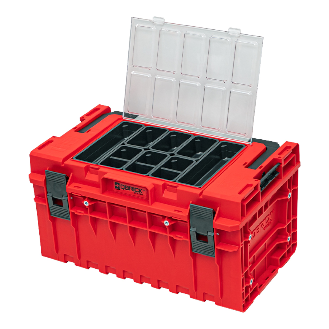 Qbrick System ONE 350 2.0 Expert RED ULTRA HD Custom Modularer Werkzeugkoffer Organizer 585 x 385 x 320 mm 38 l stapelbar-Beschreibung lesen