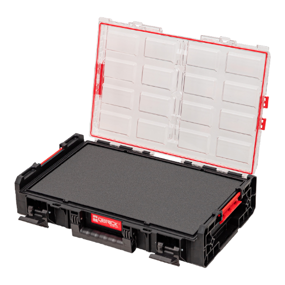 Qbrick System ONE Organizer XL 2.0 MFI stapelbar 582 x 387 x 131 mm 13,6 l IP66 mit Schaumeinlage-Beschreibung lesen