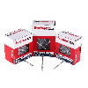 Fischer Power-Fast II FPF II Spanplattenschraube 6,0x60 mm 50 Stück ( 670532 ) Pan Head mit Torx Vollgewinde galvanisch verzinkt, blau passiviert