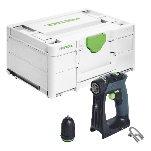 Festool CXS 18-Basic Perceuse-visseuse sans fil 18 V 40 Nm Brushless ( 576882 ) + Systainer - sans batterie, sans chargeur-Leer más