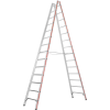 HYMERA Alu-Sprossen-Stehleiter 2x14 HYMERA Alu-Sprossen-Stehleiter 2x14
