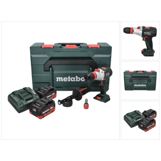 Metabo SB 18 LTX BL Q I Akku-Schlagbohrschrauber 18V Brushless 130Nm + 2x Akku 5,5Ah + Ladegerät + Koffer-Beschreibung lesen