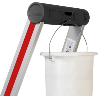 Stehleiter mit Plattform, 4 Stufen AH 2,38m-Beschreibung lesen
