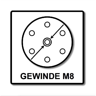Festool Schleifteller ST-STF D150/17FT-M8-W-HT mit StickFix Technologie ( 498987 )-Beschreibung lesen