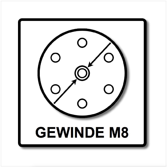 Festool Schleifteller ST-STF D150/17FT-M8-W-HT mit StickFix Technologie ( 498987 )-Beschreibung lesen