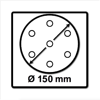 Festool Schleifteller ST-STF D150/17FT-M8-W-HT mit StickFix Technologie ( 498987 )-Beschreibung lesen