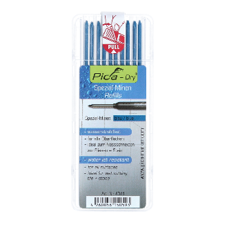 Pica DRY Spezial Minen Wasserstrahlfest Blau 10 Stk. ( 4041 )-Beschreibung lesen