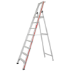 HYMERA Stufenstehleiter Plattf. eins. 7 Stufen AH 3,13m