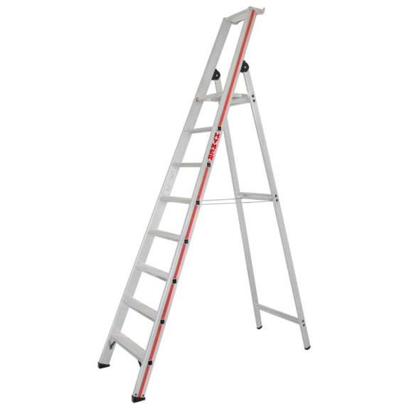HYMERA Stufenstehleiter m.SicherHeitsBrücke,5Stufen HYMERA Stufenstehleiter m.SicherHeitsBrücke,5Stufen-Beschreibung lesen