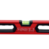 HAUSHALT Wasserwaage 1000 mm, mit 3 Libellen und ergonomischem Gummigriff, 0,64 kg, rot, JYC-2015A_1000