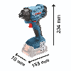 Bosch GDR 18V-160 Akku-Drehschlagschrauber 18V 1/4"-Innensechskant 160Nm - ohne Akku - ohne Ladegerät (06019G5106)