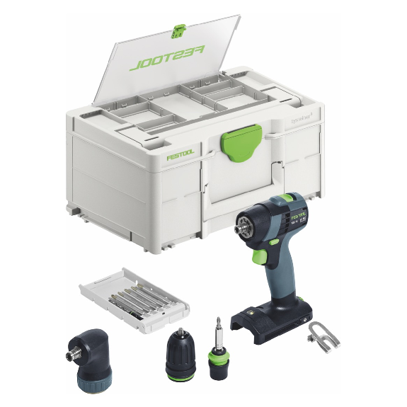 Festool TXS 18-Basic-Set Akku-Bohrschrauber 40Nm Brushless 18V + Systainer - ohne Akku, ohne Ladegerät (577335)-Beschreibung lesen
