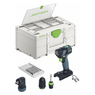 Festool TXS 18-Basic-Set Akku-Bohrschrauber 40Nm Brushless 18V + Systainer - ohne Akku, ohne Ladegerät (577335)-Beschreibung lesen