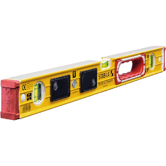 Stabila Wasserwaage Type 196-2 LED, 61 cm, extrasteifes Alu-Profil,-Beschreibung lesen