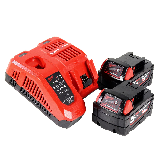 Milwaukee M18NRG-502 Akku Starter Set 18V mit M18 B5 Akku 5,0Ah + M12-18FC Ladegerät ( 4933459217 )-Beschreibung lesen
