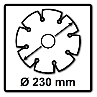 Bosch Universal Diamanttrennscheibe für Winkelschleifer DIA-TS 230 x 22,23 mm (2608615065)-Beschreibung lesen