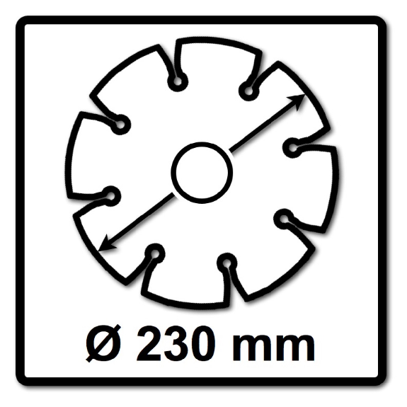 Bosch Universal Diamanttrennscheibe für Winkelschleifer DIA-TS 230 x 22,23 mm (2608615065)-Beschreibung lesen