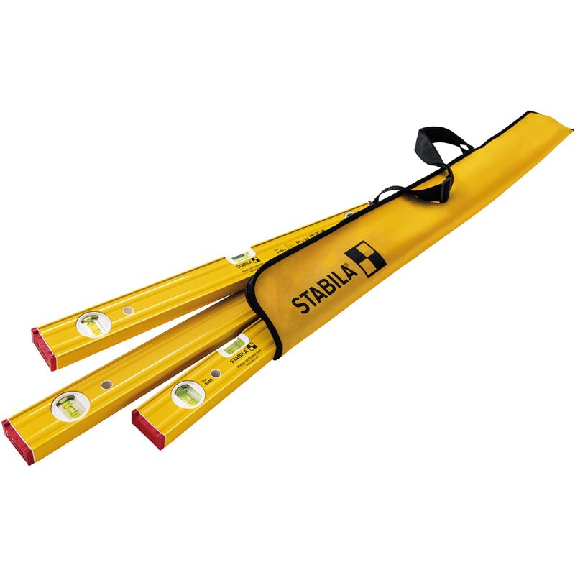 Stabila PRO SET 80 AS, 4-teiliges Wasserwaagen-Set: 120 cm / 60 cm / 30 cm-Beschreibung lesen