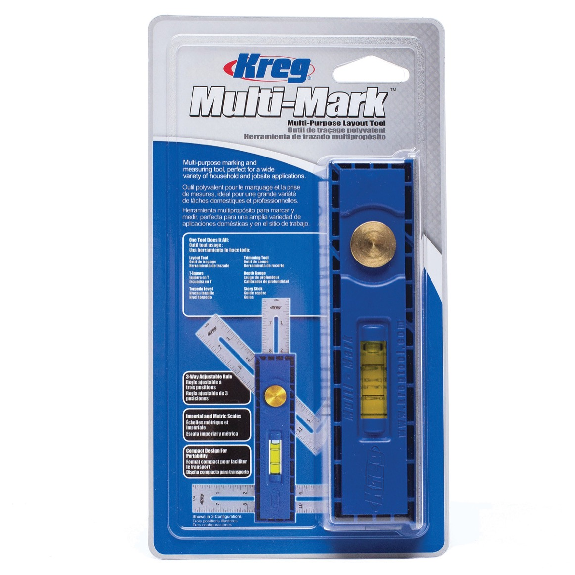 "KREG Multi-Mark Multifunktionales Messwerkzeug (KMA2900) + Wasserwaage, Werkzeug zum Anzeichnen und Messen"-Beschreibung lesen