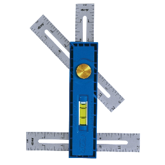 "KREG Multi-Mark Multifunktionales Messwerkzeug (KMA2900) + Wasserwaage, Werkzeug zum Anzeichnen und Messen"-Beschreibung lesen