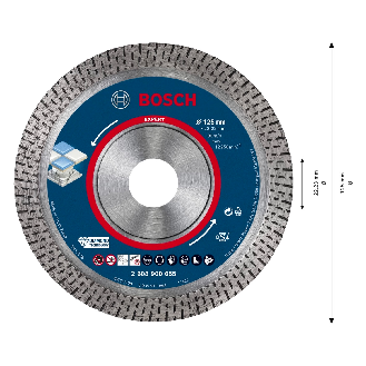 Bosch EXPERT HardCeramic Diamant Trennscheibe 125x22.23x1.4x10 (2 608 900 655)-Beschreibung lesen