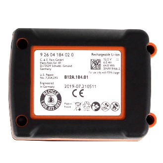 Fein Akku-Pack Li-Ion Akku 12V 6Ah (92604184020)-Beschreibung lesen