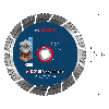 Bosch EXPERT Multi Material Diamant Trennscheibe 230x22.23x2.4x15 (2 608 900 663)