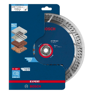 Bosch EXPERT Multi Material Diamant Trennscheibe 230x22.23x2.4x15 (2 608 900 663)-Beschreibung lesen