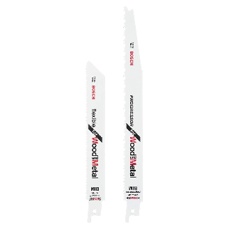 Bosch Progressor & Flexible for Wood and Metal Säbelsägeblätter-Set BIM 2 Stück (260925C110) 150 / 200 mm für Holz.-Beschreibung lesen