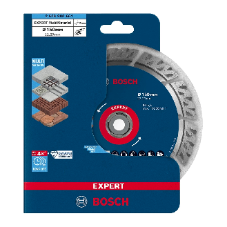 Bosch EXPERT Multi Material Diamant Trennscheibe 150x22.23x2.4x12 (2 608 900 661)-Beschreibung lesen